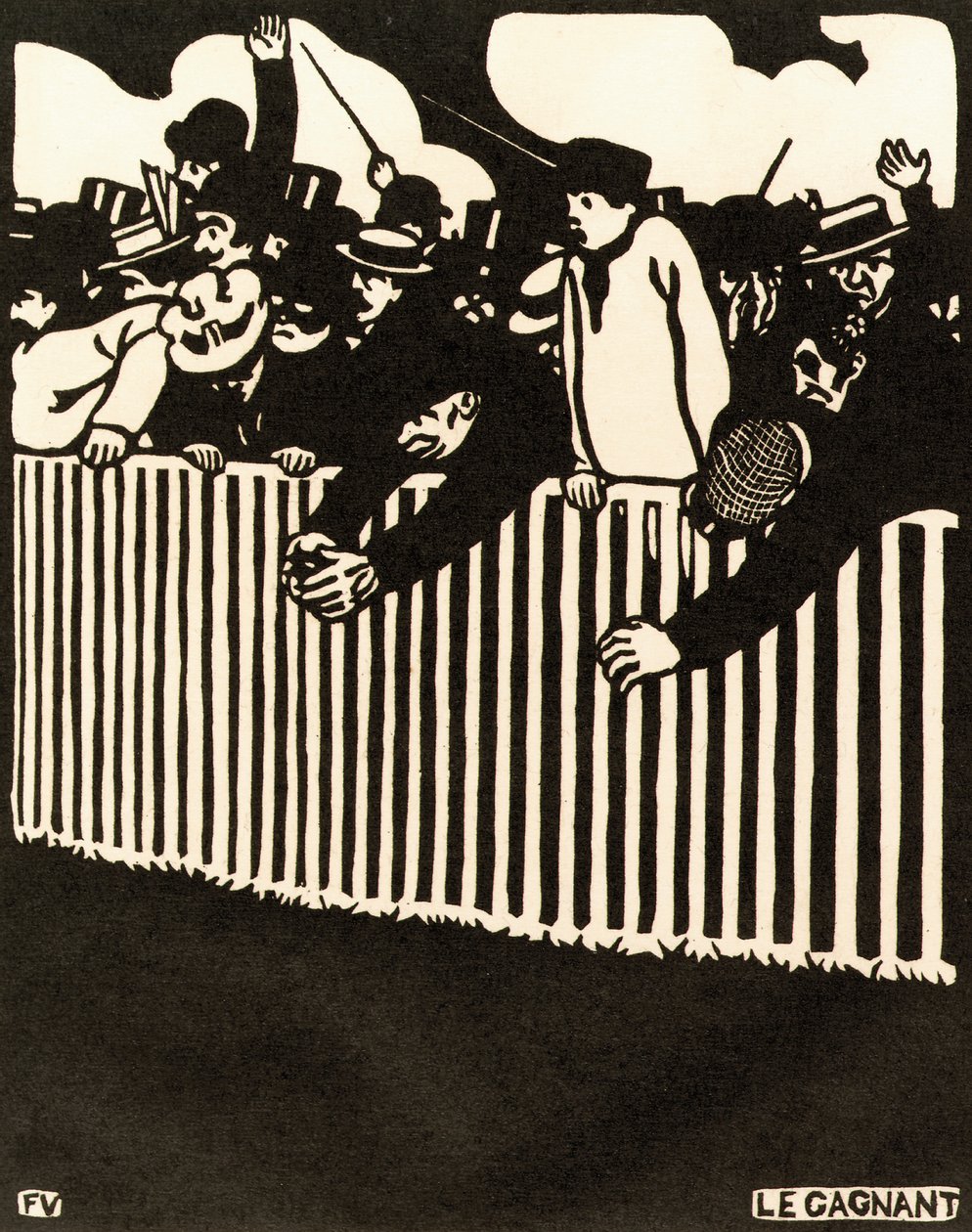 Vítěz, 1898 od Felix Edouard Vallotton