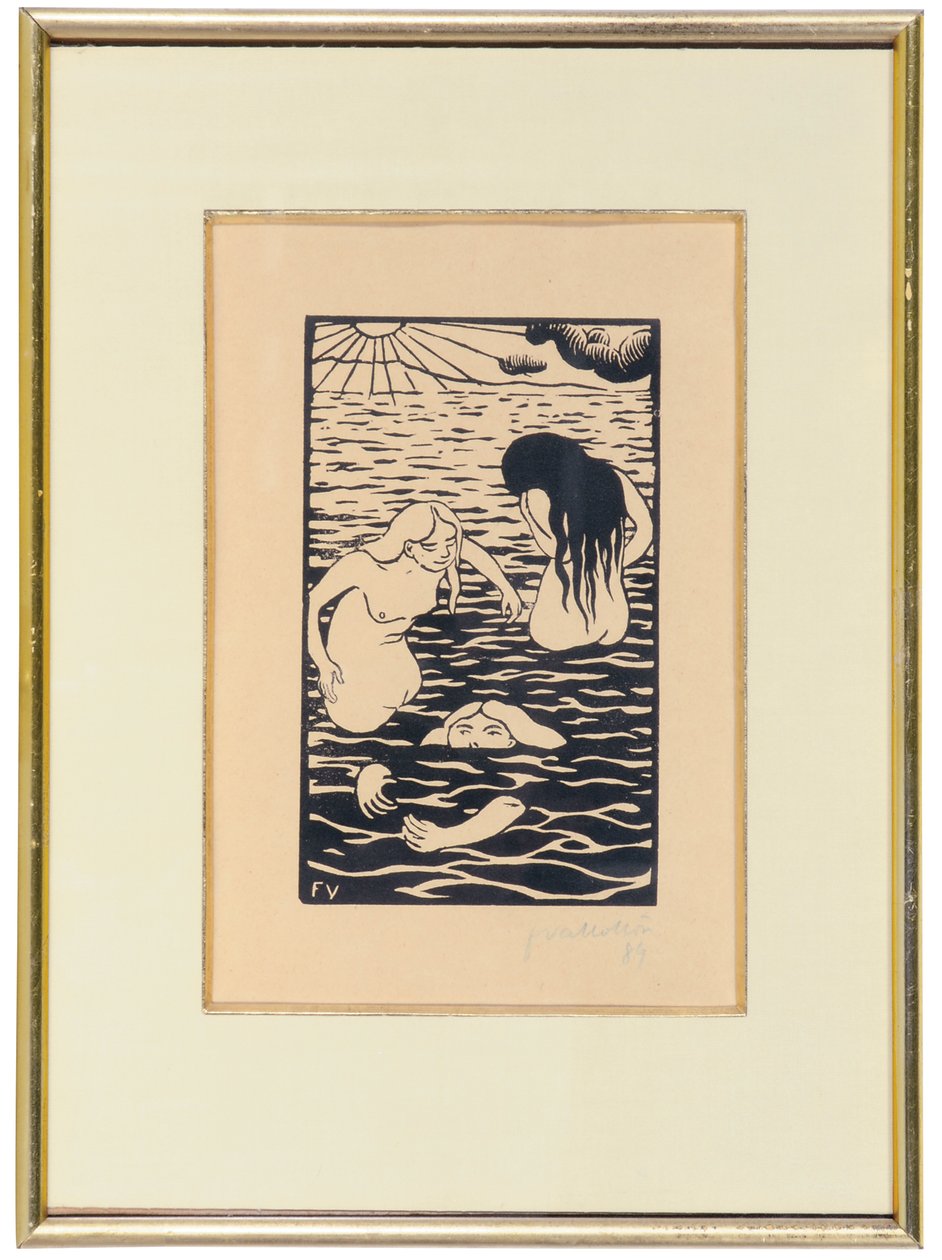 Tři lazebníci od Felix Edouard Vallotton
