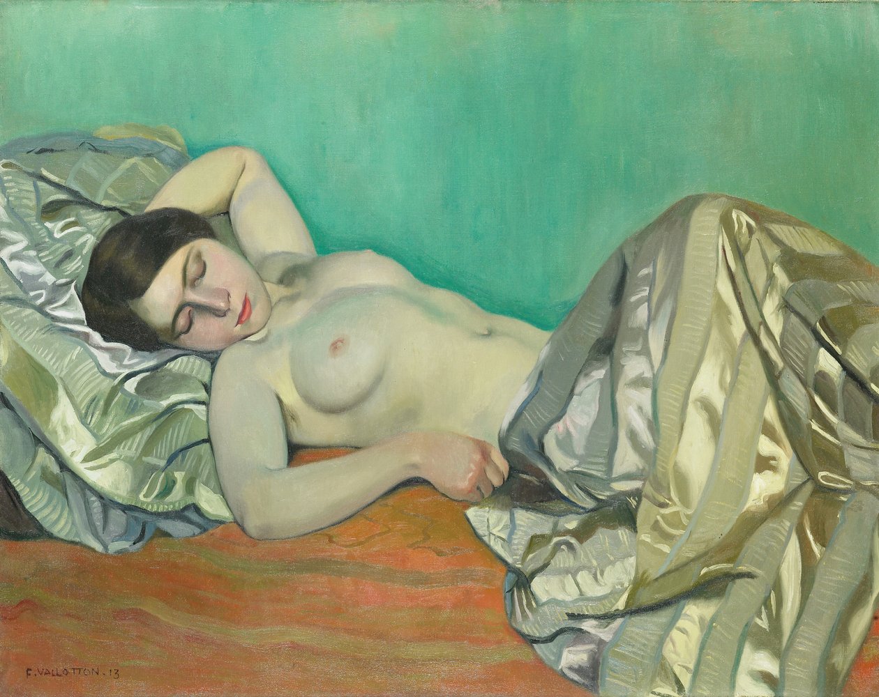 Torze ležící ženy, 1913 od Felix Edouard Vallotton