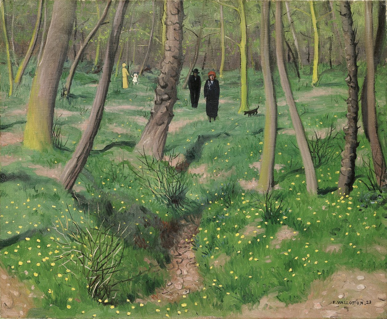 Podrost na jaře, 1923 od Felix Edouard Vallotton