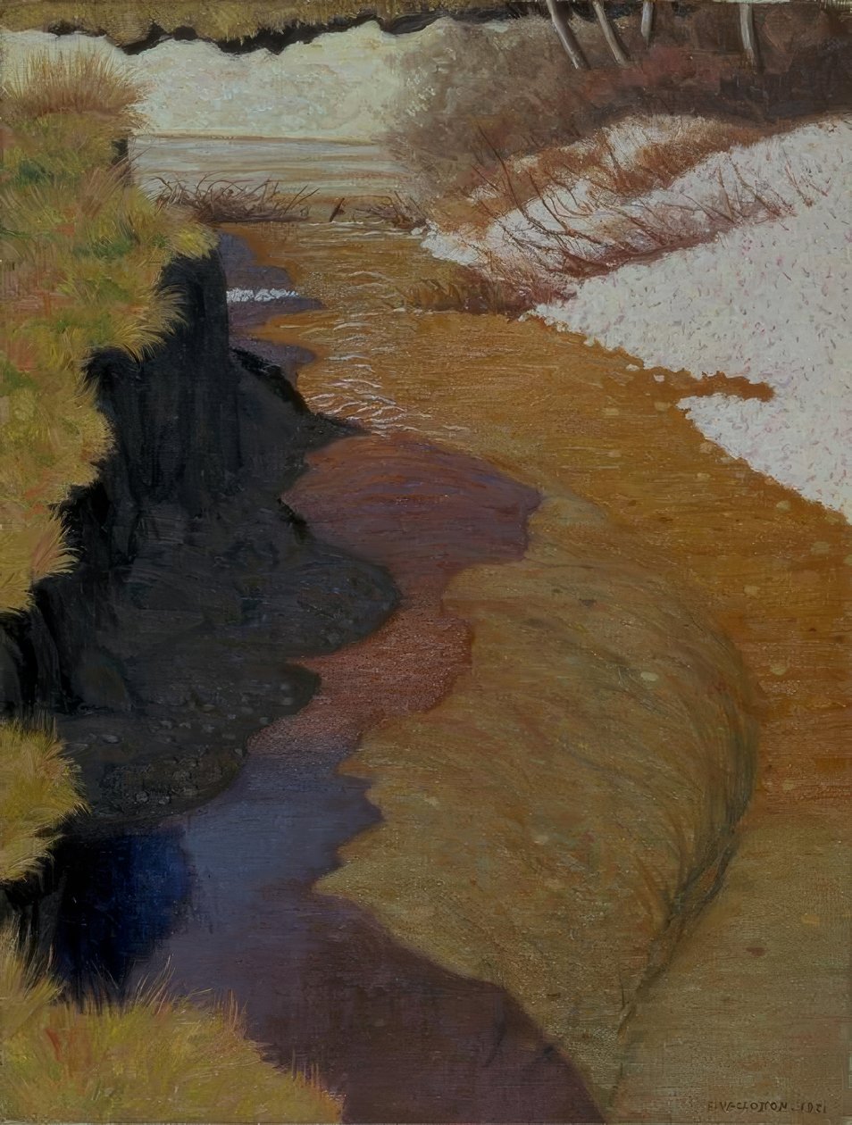 Pohled na Cagne od Felix Edouard Vallotton