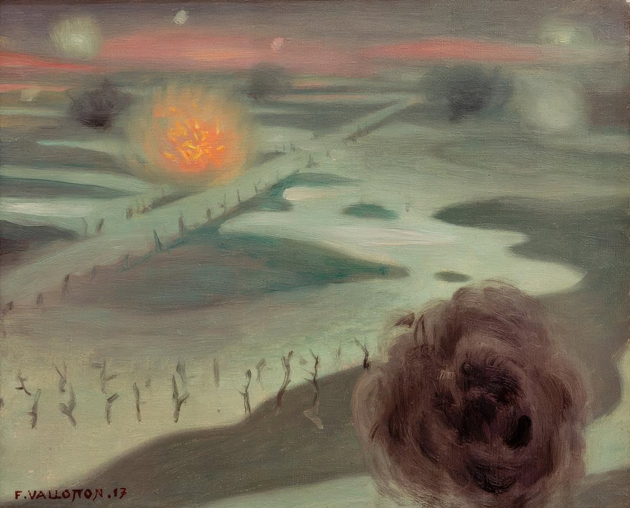 Yser od Felix Edouard Vallotton