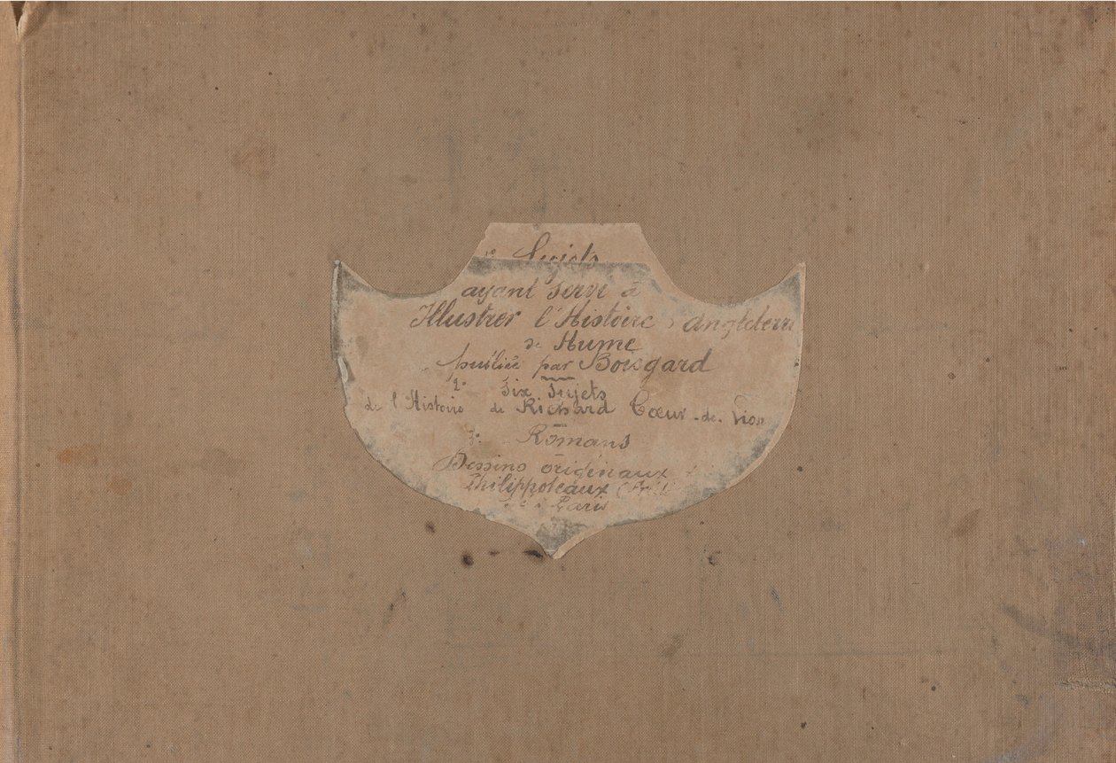 Album 107 přípravných kreseb k ilustraci Dějiny Anglie Davida Huma, ca. 1853. od Felix Henri Emmanuel Philippoteaux