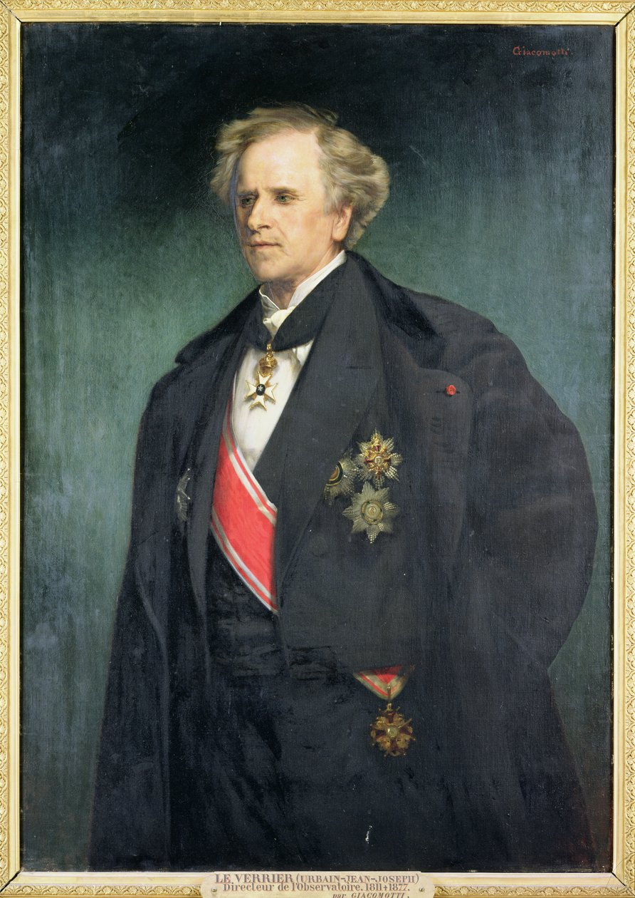 Urbain Le Verrier (1811-77) od Felix Henri Giacomotti