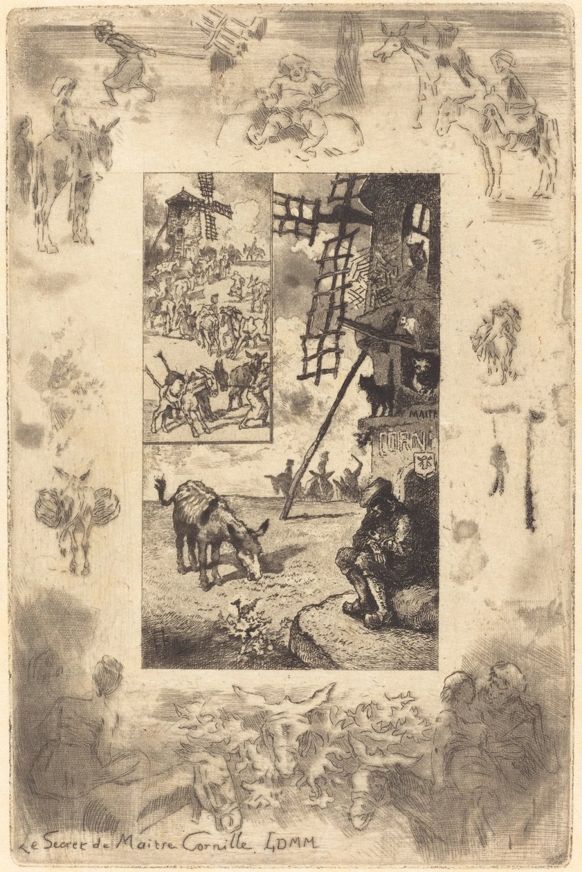 Tajemství mistra Cornilla Tajemství mistra Cornilla, c. 1885. od Felix Hilaire Buhot