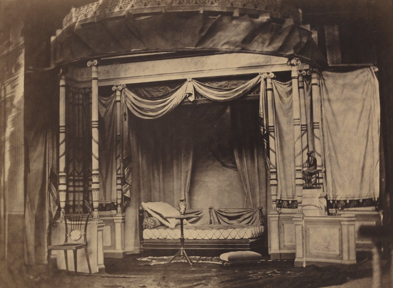 Ložnice na Světové výstavě v Paříži v roce 1855,1855 (foto) od Félix Jacques Antoine Moulin