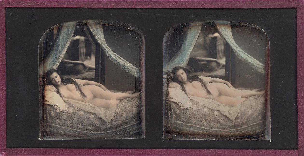 Akt,1851-1853 (foto) od Félix Jacques Antoine Moulin