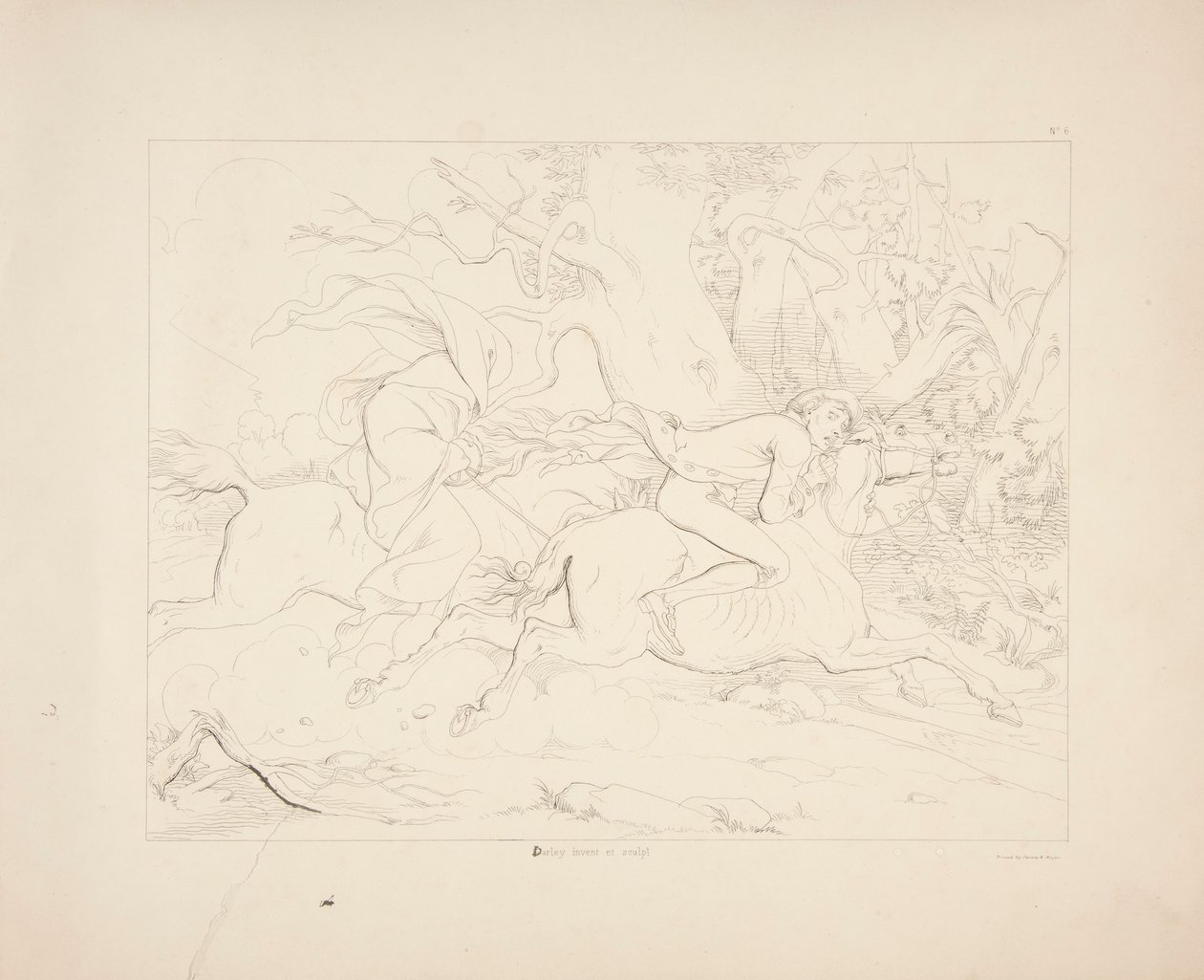 Legend of Sleepy Hollow, list 6 ze 6 od Felix O. C. Darley