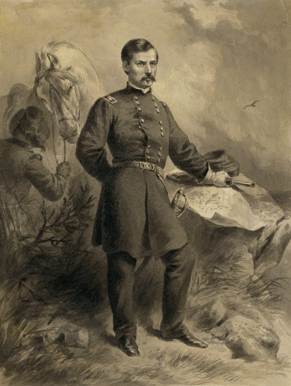George Brinton McClellan od Felix Octavius Carr Darley