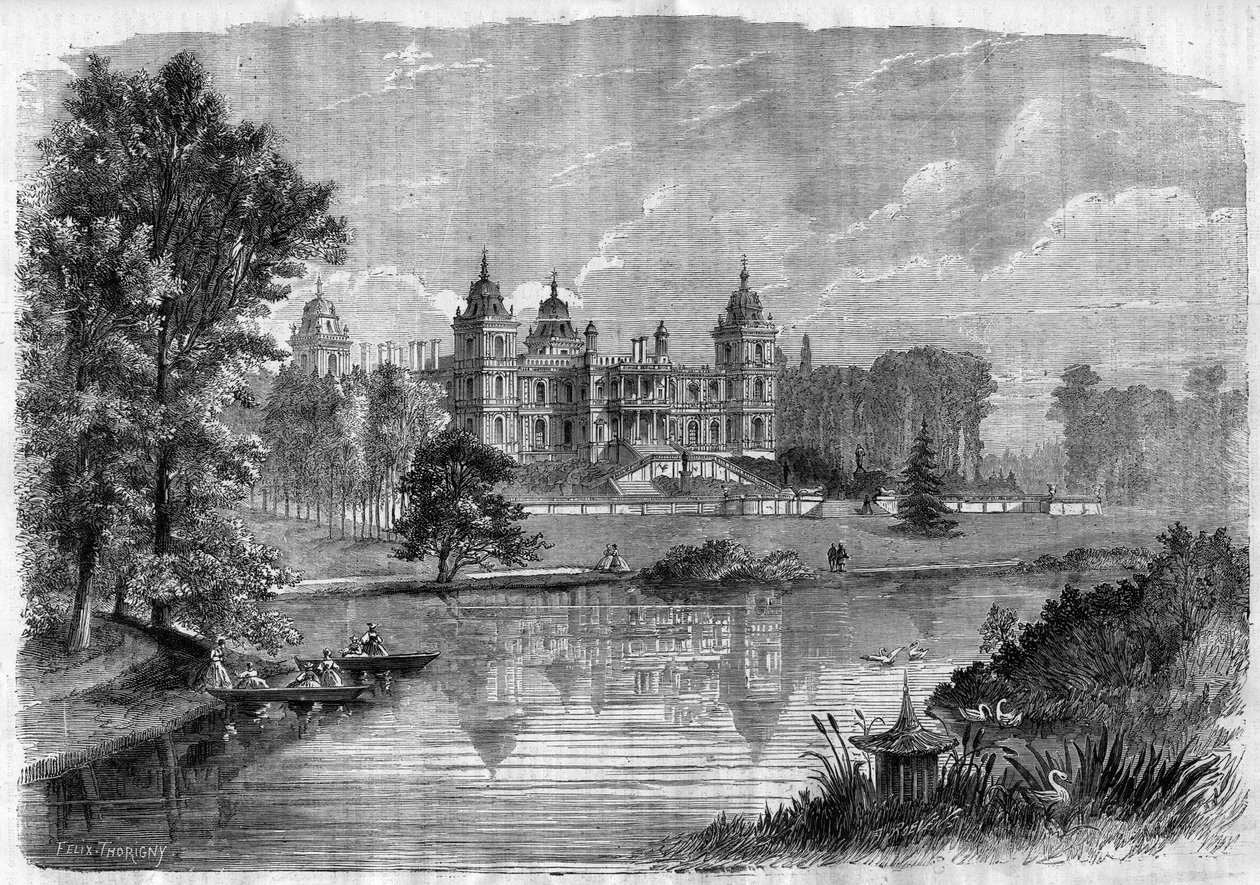 Ferrieres-en-Brie (Ferrieres en Brie) (Seine-et-Marne), bývalý majetek rodiny Rothschildů od Felix Thorigny
