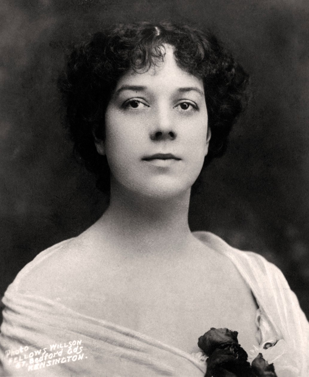 Clara Ellen Butt 1872-1936, anglický kontraalt, začátek 20. století. od Fellows Willson