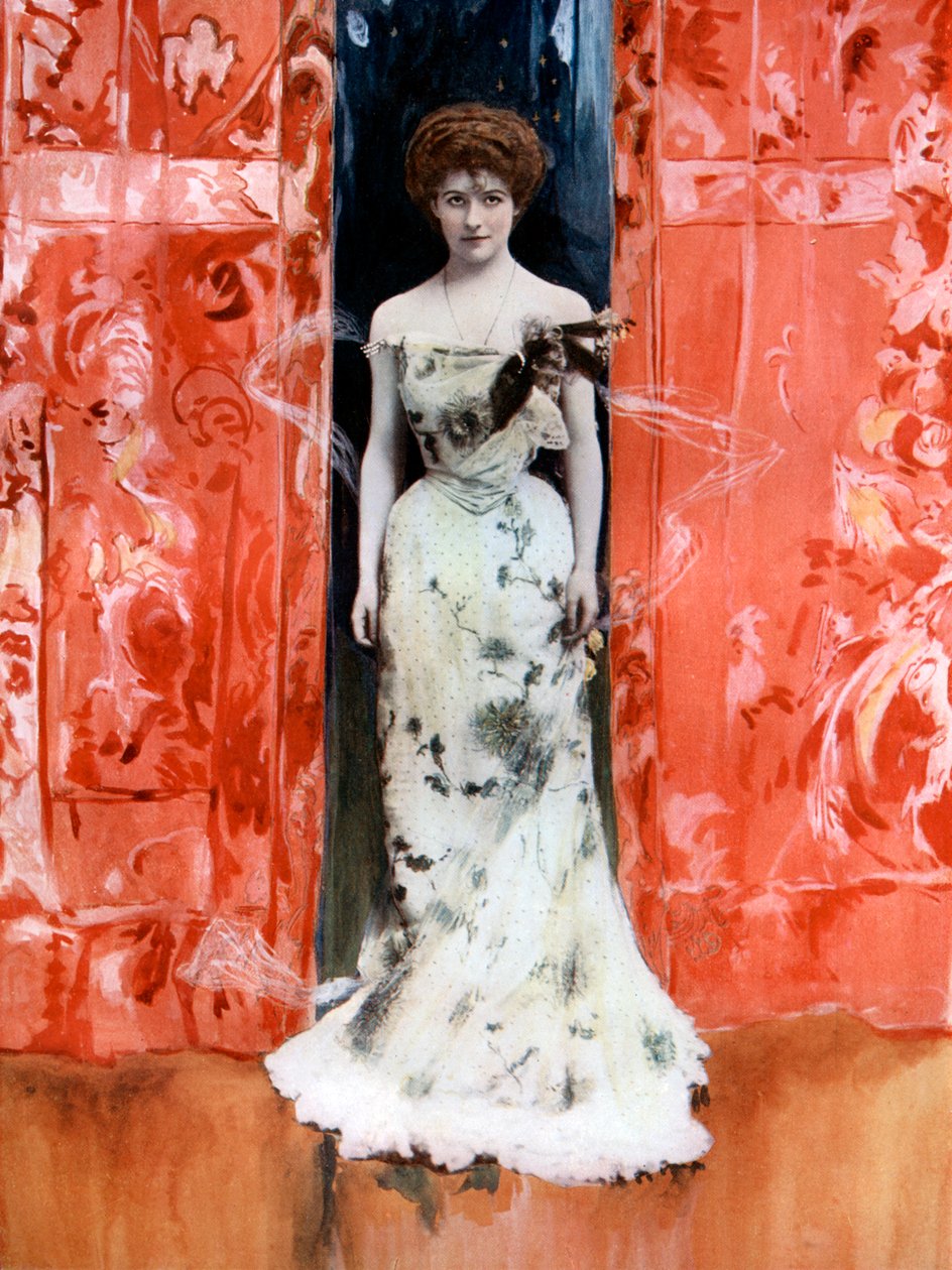 Jessie Bateman ve filmu Muž z Blankleys, c1902. od Fellows Willson