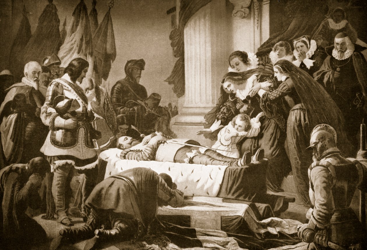 Ležící stát Gustava Adolfa, 1633 od Feodor Dietz