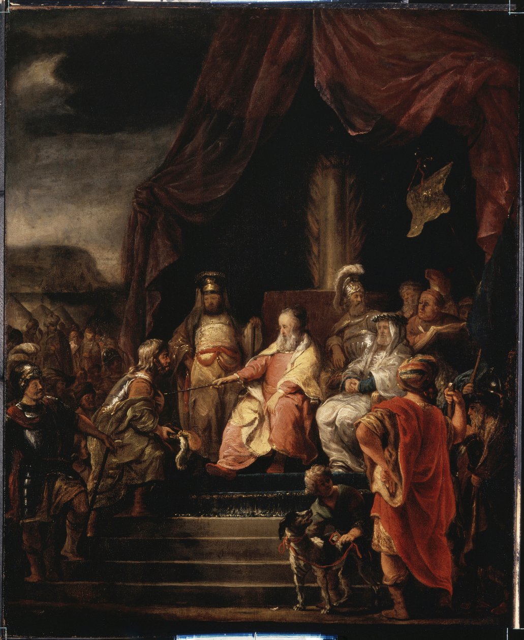 Mojžíš a Jethro, kolem 1655-56 od Ferdinand Bol