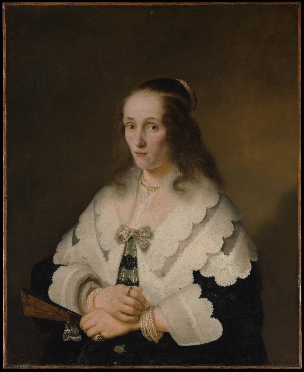 Portrét ženy od Ferdinand Bol