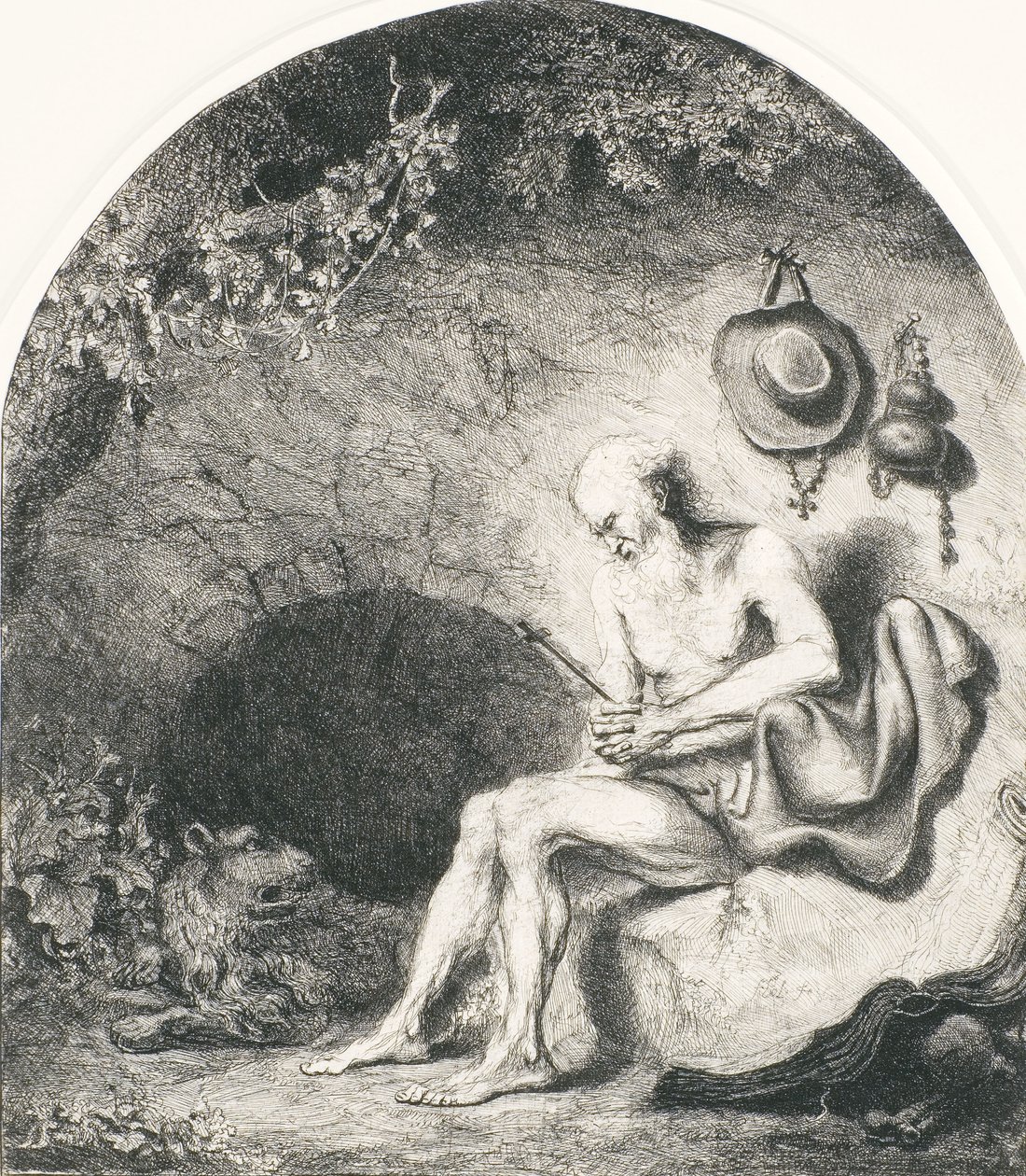 Svatý Jeroným, 1644 od Ferdinand Bol