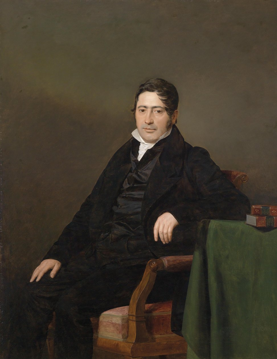 Portrét univerzitního profesora Dr. med. Sigmund Caspar Fischer (1793-1860) od Ferdinand Georg Waldmuller