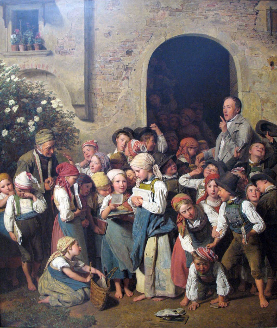 Po škole od Ferdinand Georg Waldmuller
