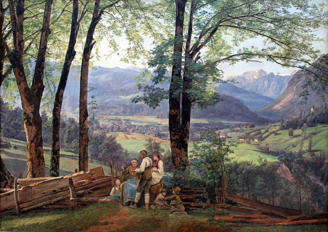 Pohled na Ischl od Ferdinand Georg Waldmuller