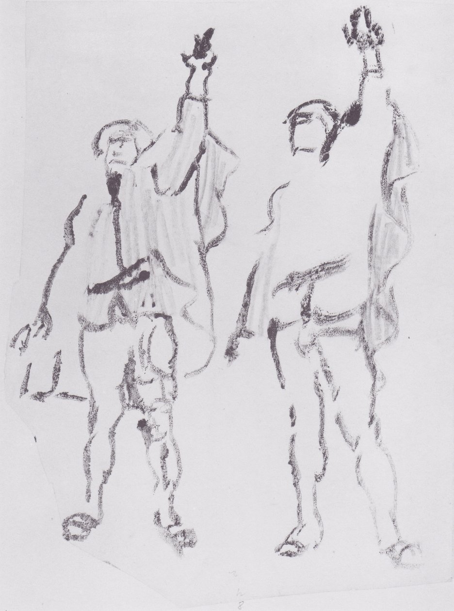 Dvě sliby od Ferdinand Hodler