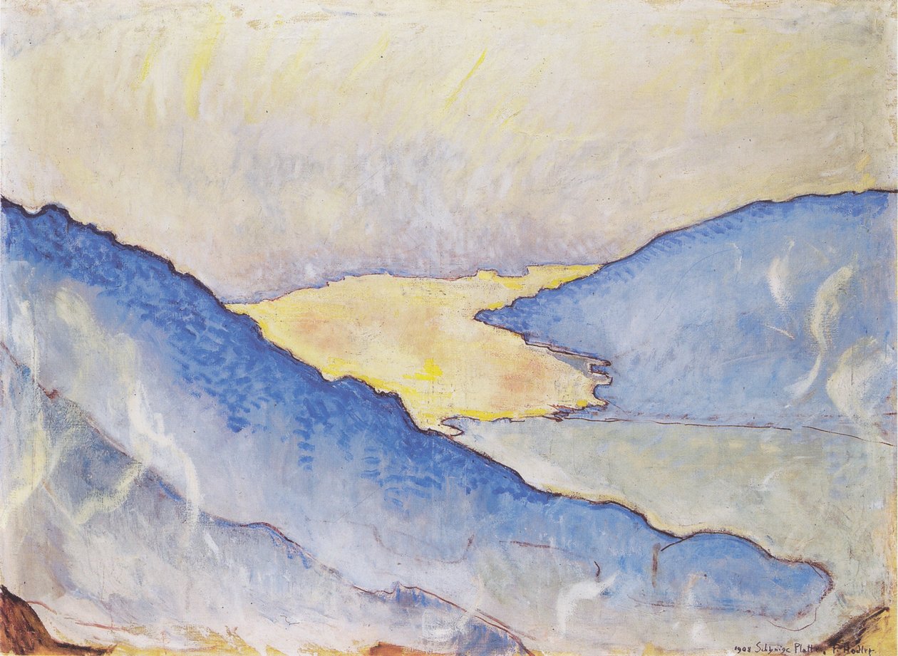 Abendnebel am Thunersee od Ferdinand Hodler