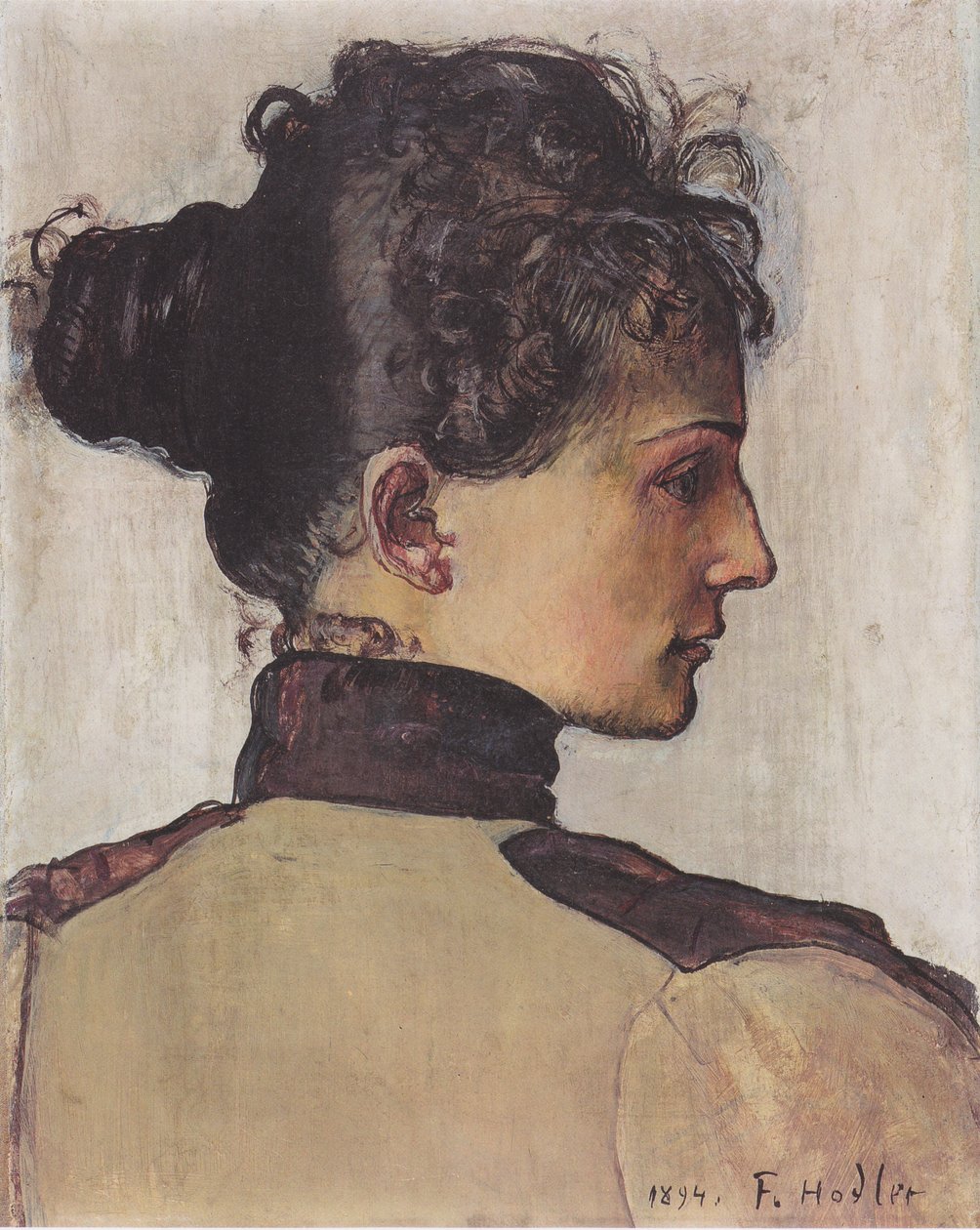 Bildnis Berthe Jacques od Ferdinand Hodler