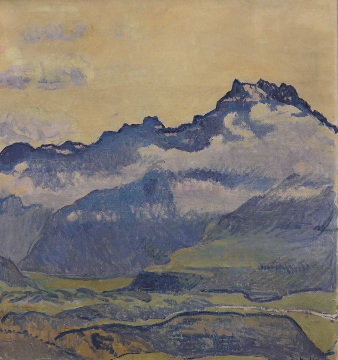 Dents-du-Midi od Ferdinand Hodler