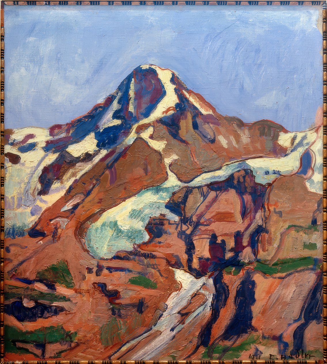 Mnich, 1911 od Ferdinand Hodler