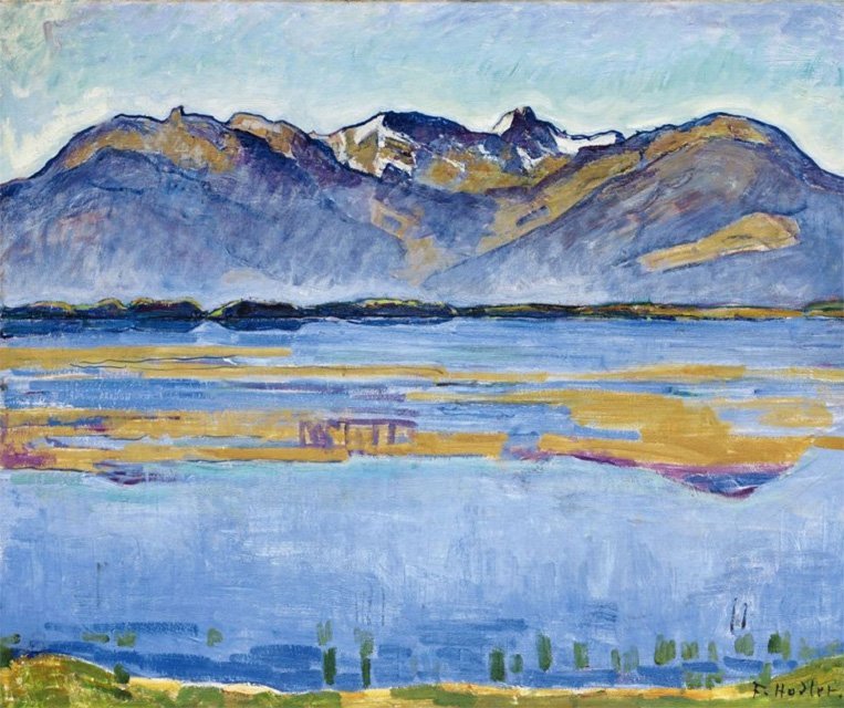 Jezero Montana od Ferdinand Hodler