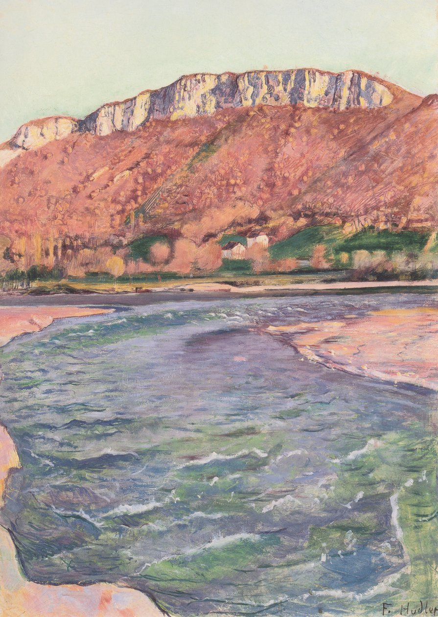 Salève na podzim od Ferdinand Hodler