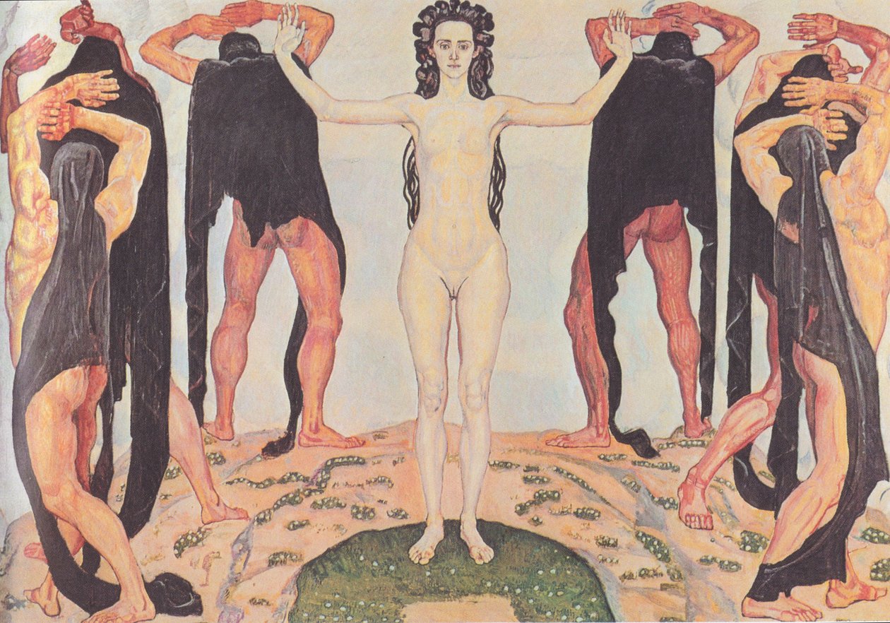 Pravda II od Ferdinand Hodler