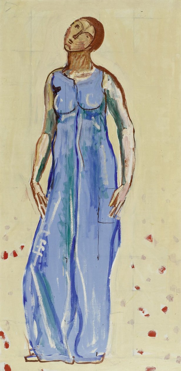 Postava ženy pro film Pohled do nekonečna od Ferdinand Hodler