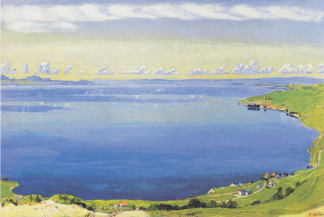 Ženevské jezero z Chexbres od Ferdinand Hodler