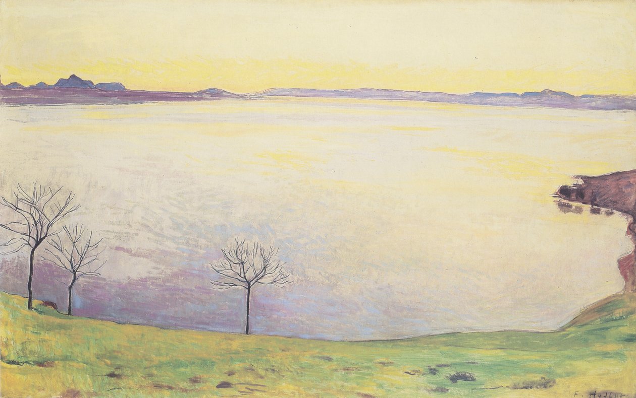 Ženevské jezero z Chexbres od Ferdinand Hodler