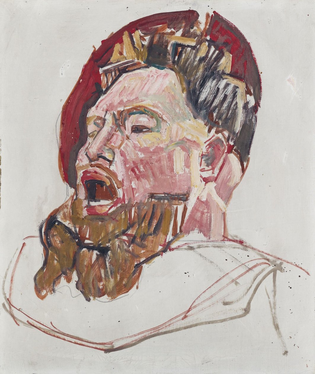 Vedoucí Landsknechtu od Ferdinand Hodler