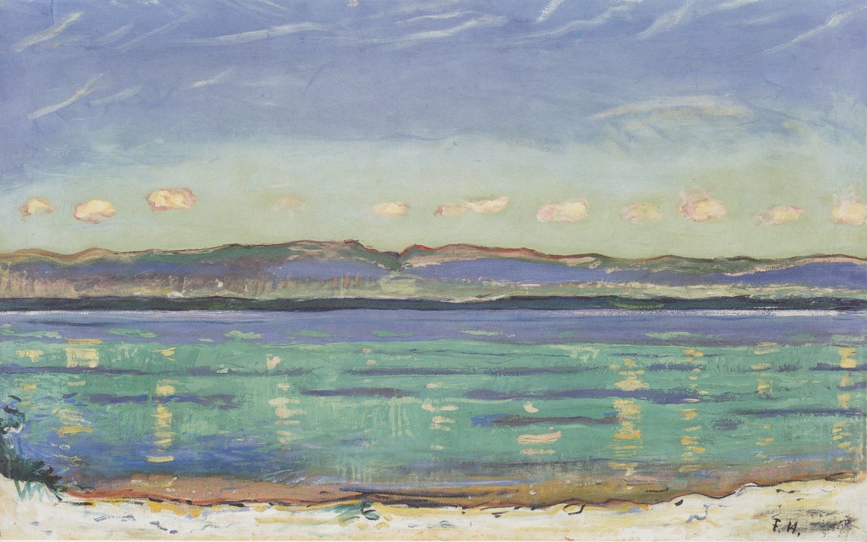 Scénický rytmus forem od Ferdinand Hodler
