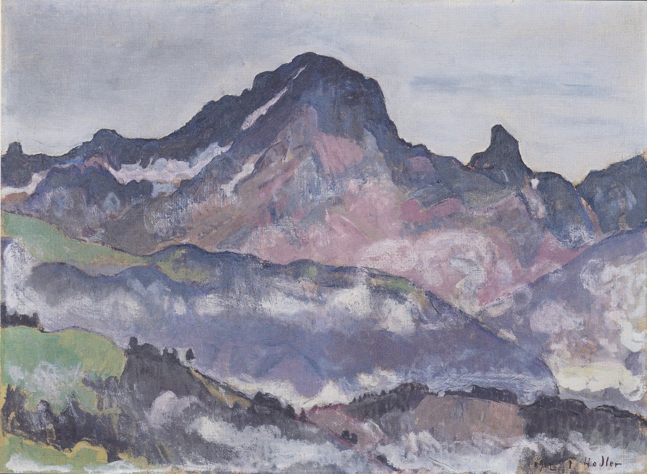 Velký Muveran od Ferdinand Hodler