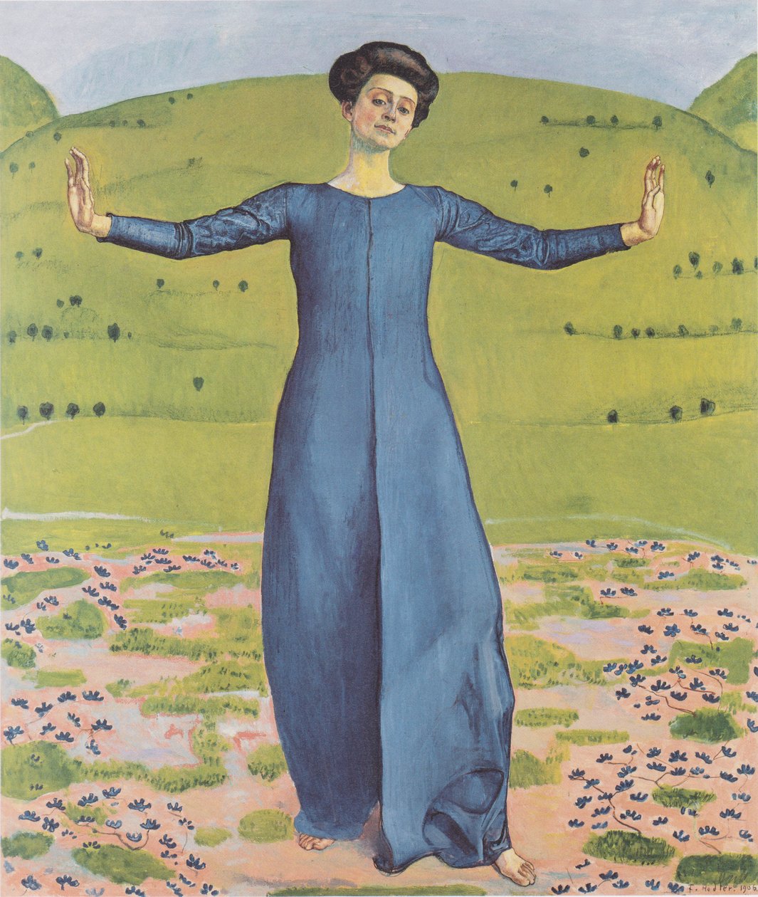 Píseň z dálky od Ferdinand Hodler