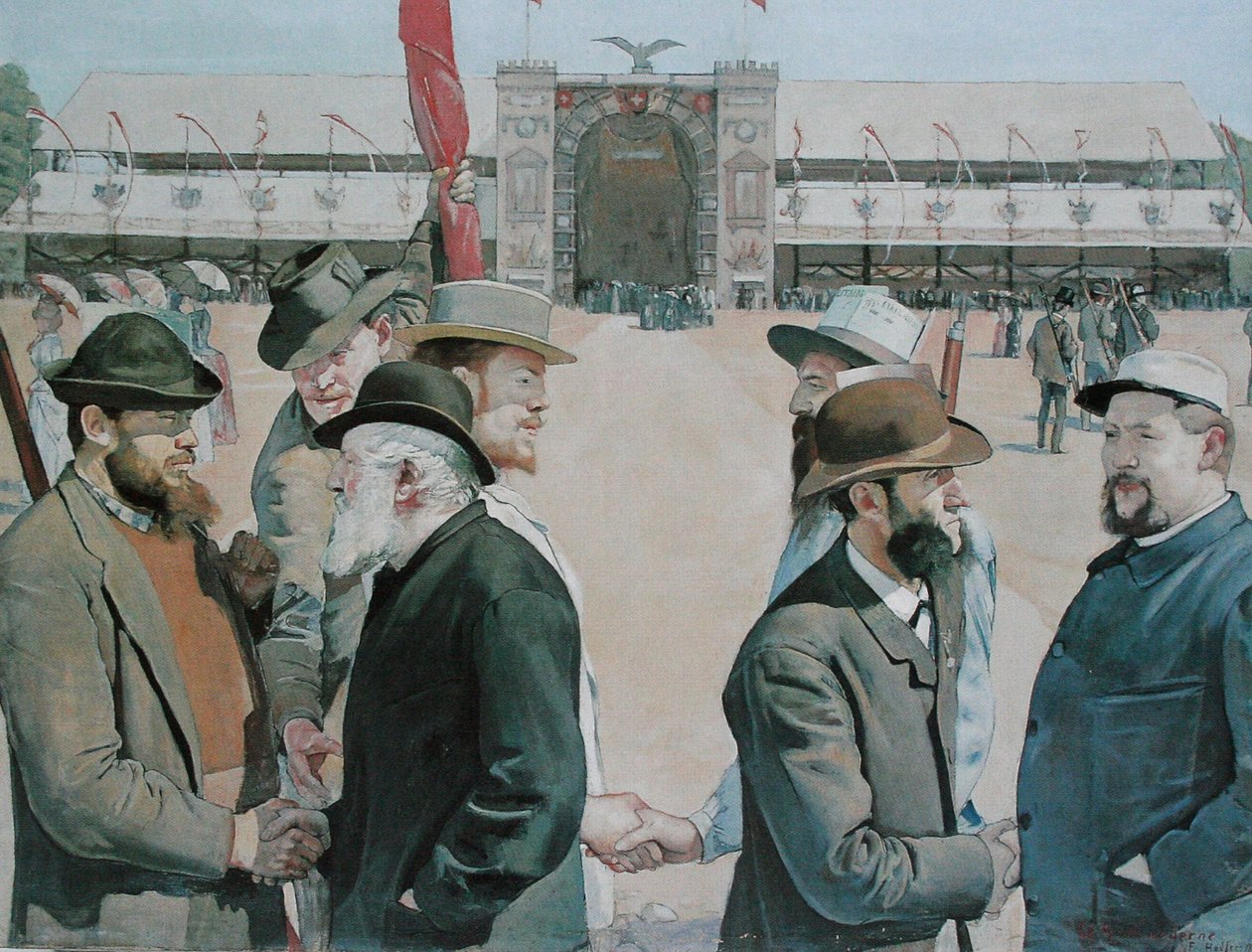 Moderní Rütli od Ferdinand Hodler