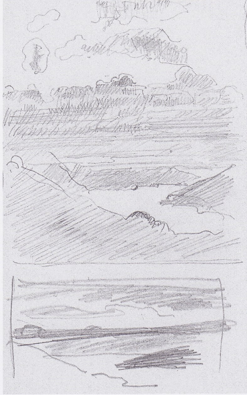 Thunské jezero z cesty na Schynigen Platte od Ferdinand Hodler