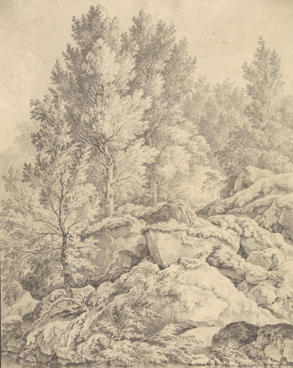Pohled do údolí Trippstadtu na Pfalzu od Ferdinand Kobell
