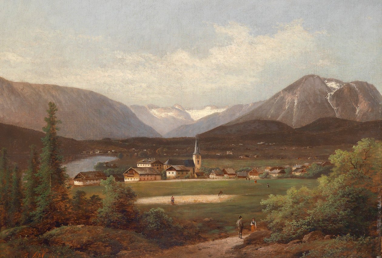 Výhled na Altausseersee od Ferdinand Lepie