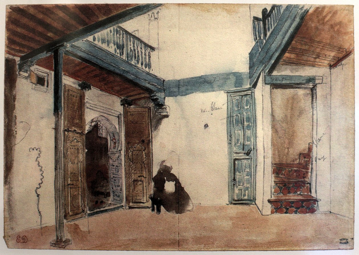 Maroko od Ferdinand Victor Eugene Delacroix