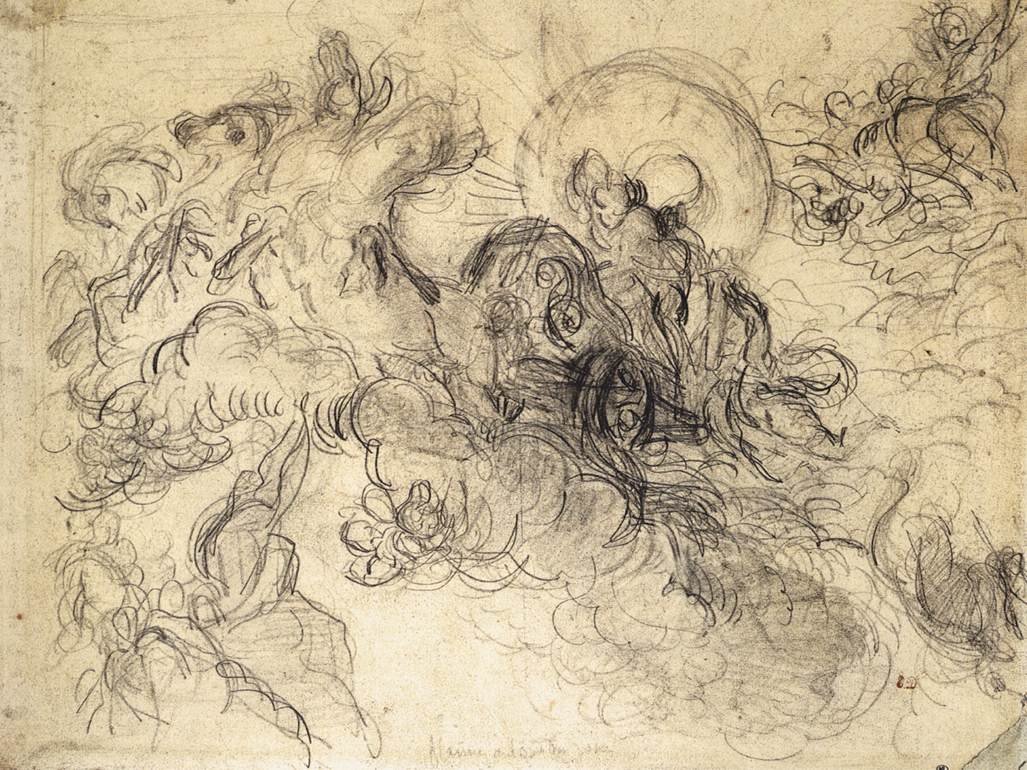 Apollo zabije Python od Ferdinand Victor Eugene Delacroix
