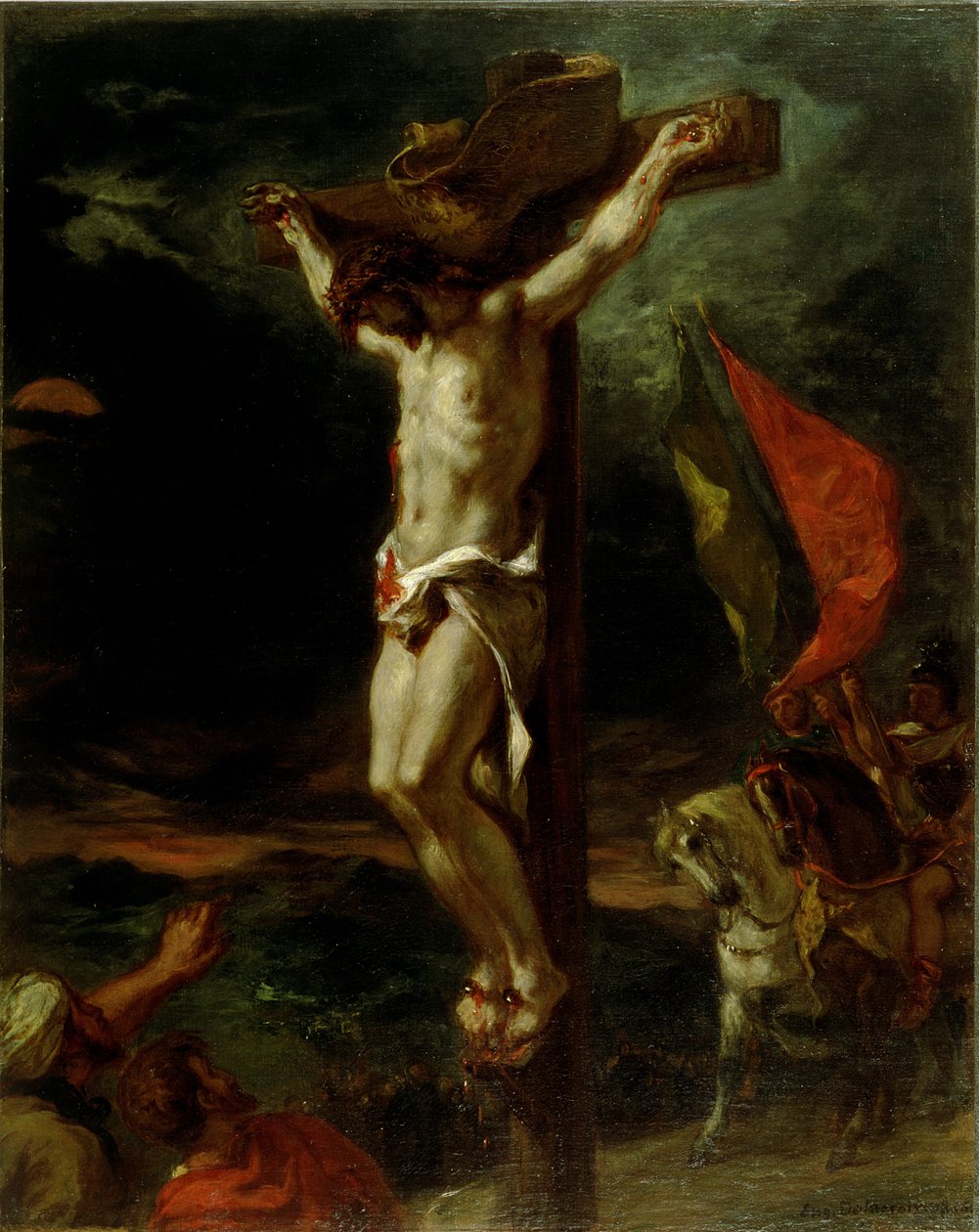 Kristus na kříži, 1846 od Ferdinand Victor Eugene Delacroix