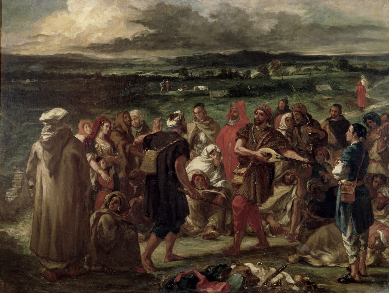 Komedianti nebo arabští šašci, 1848 od Ferdinand Victor Eugene Delacroix
