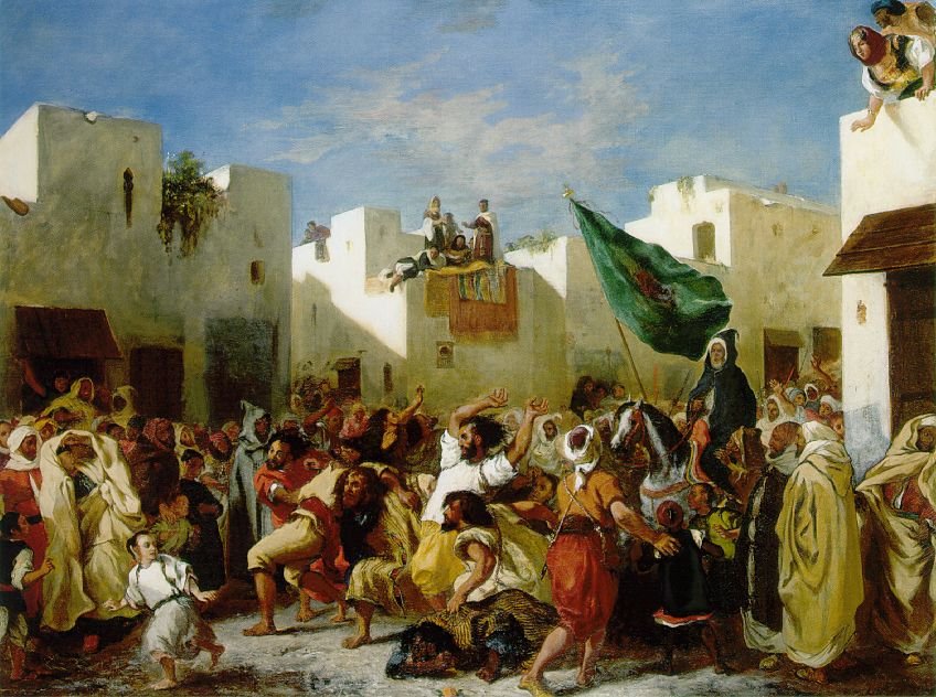 Fanatici z Tangeru od Ferdinand Victor Eugene Delacroix