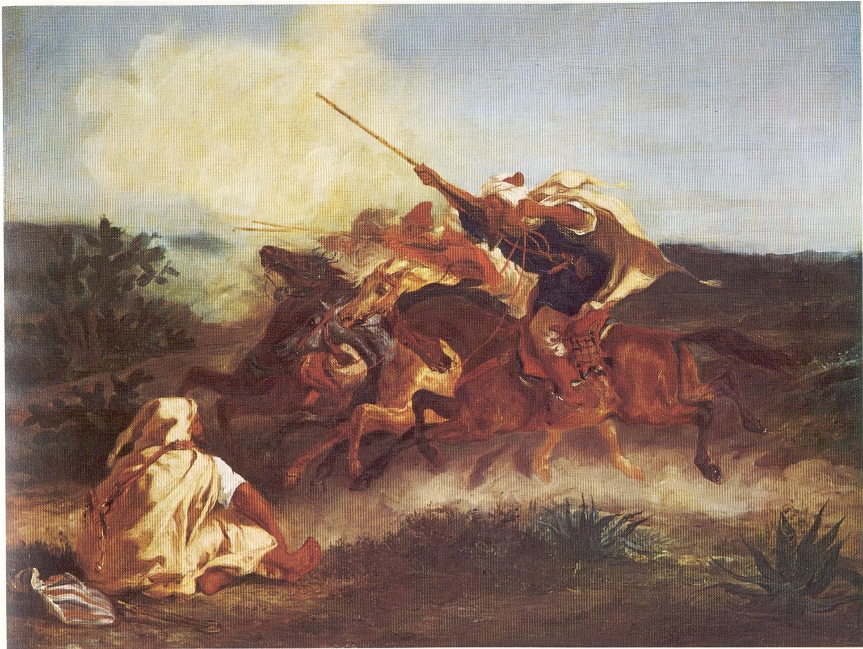 Arabská fantazie od Ferdinand Victor Eugene Delacroix
