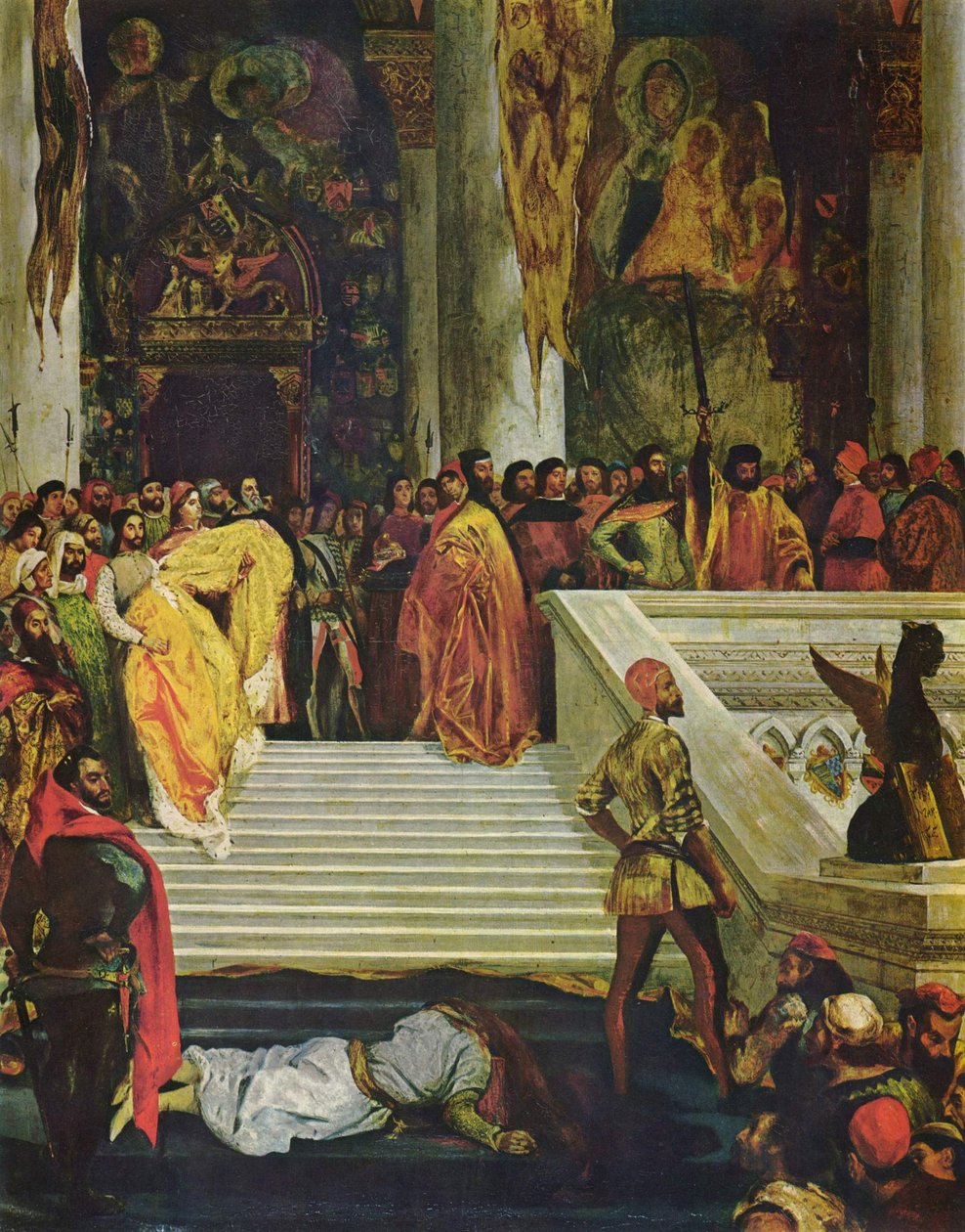 Poprava Doge Marin Faliero od Ferdinand Victor Eugene Delacroix