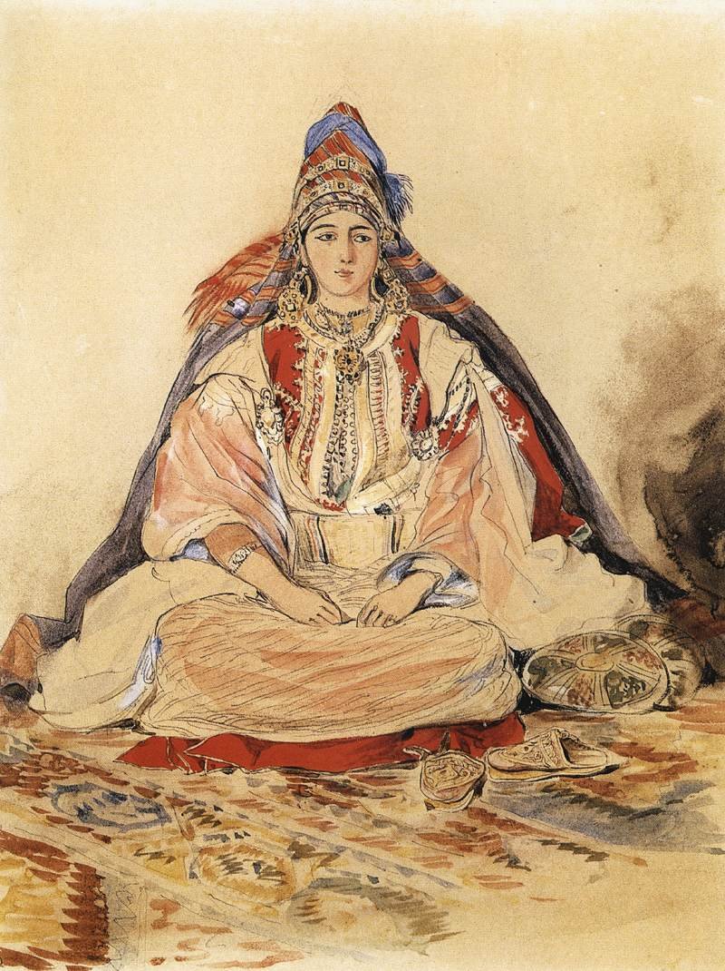 Židovská nevěsta od Ferdinand Victor Eugene Delacroix